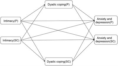 Effect of intimacy and dyadic coping on psychological distress in pancreatic cancer patients and spousal caregivers